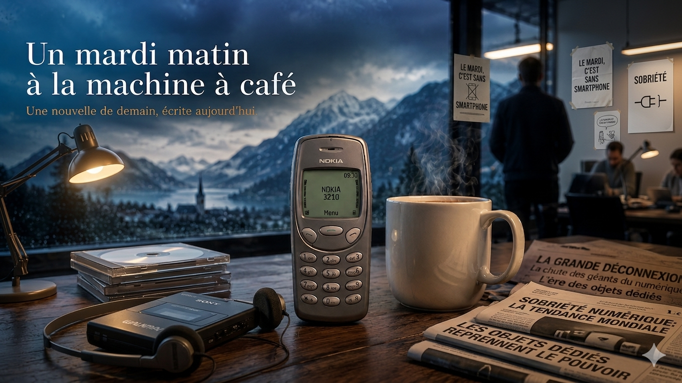 Un mardi matin à la machine à café